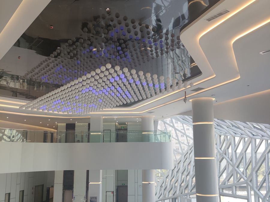 Innovation gallery with interactive installations