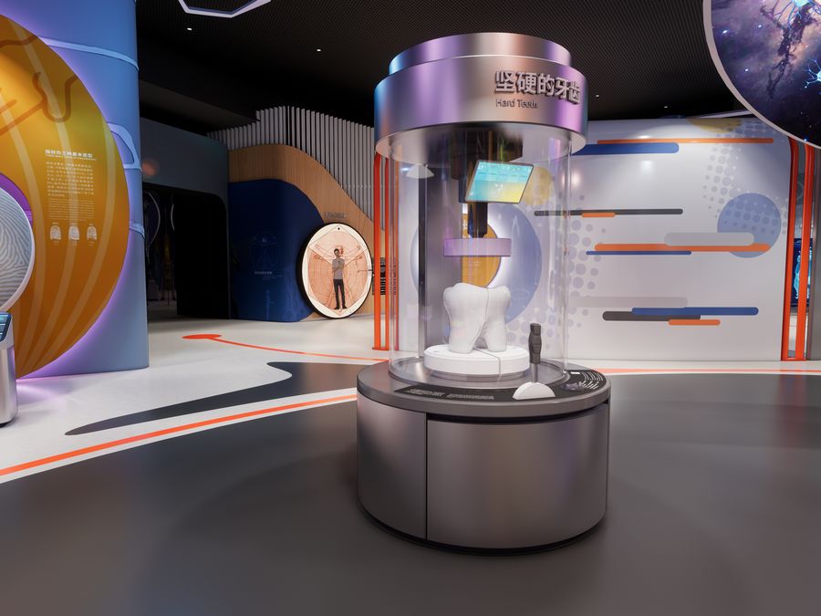 Life Science & Health exhibit installation