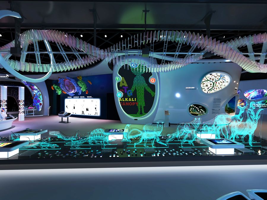 Life Science & Health exhibit installation