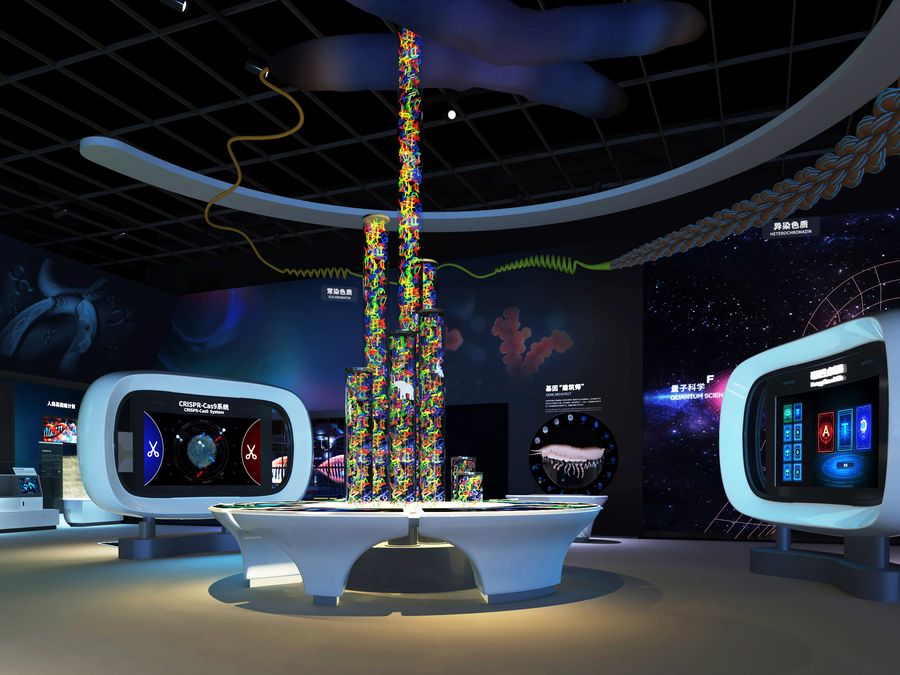 Life Science & Health exhibit installation