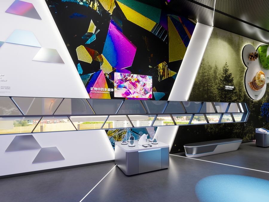 Computing, Telecom & Media exhibit installation