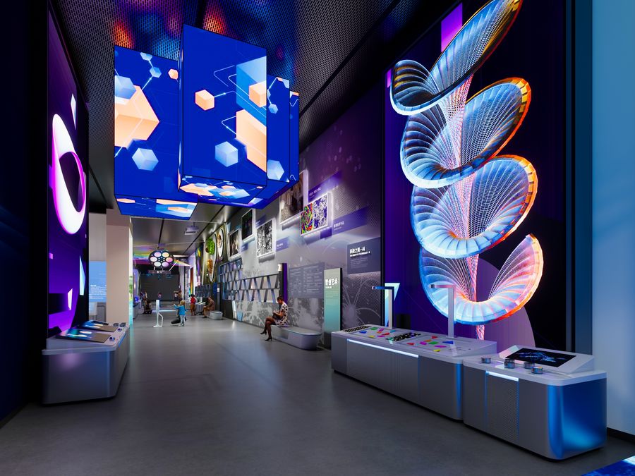 Computing, Telecom & Media exhibit installation