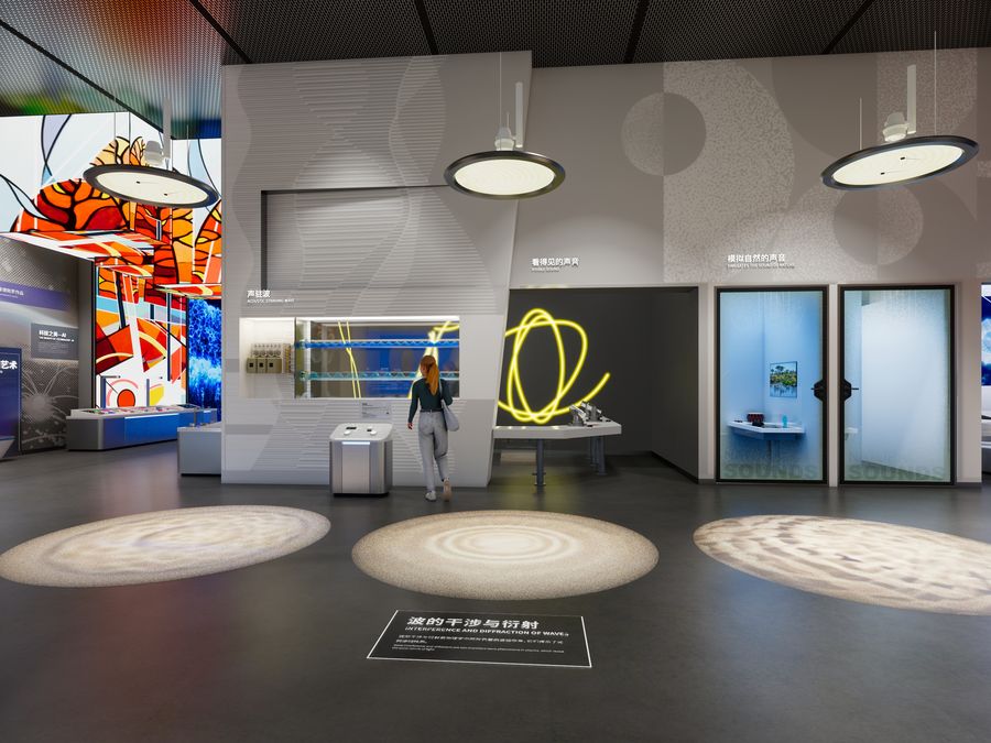Computing, Telecom & Media exhibit installation