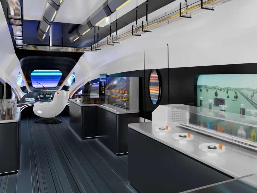 Mobility & Transportation exhibit installation