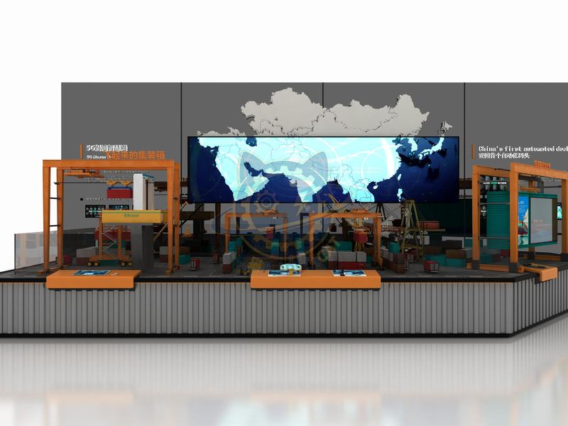 5G Smart Port — Frontier Technology exhibit for science museums