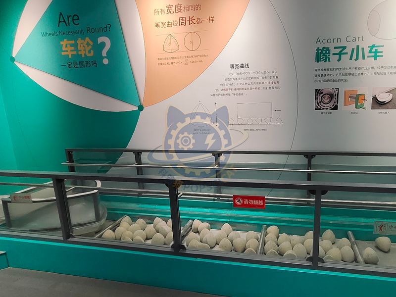 Acorn car — Basic Science exhibit for science museums