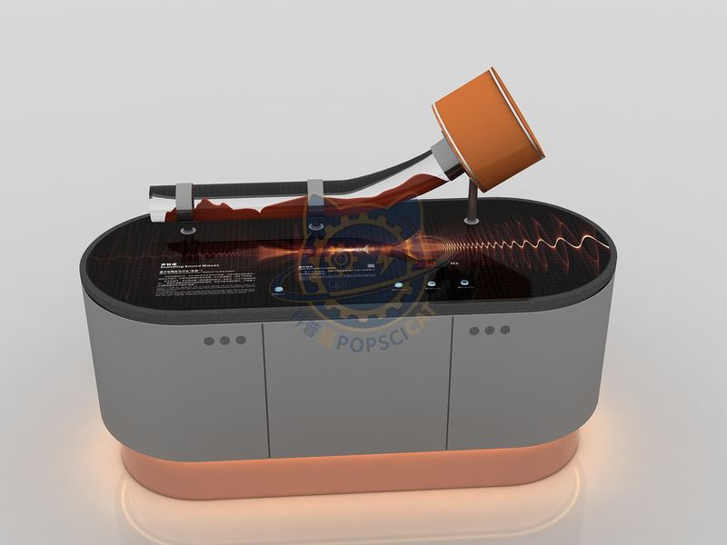 Acoustic standing wave — Basic Science exhibit for science museums