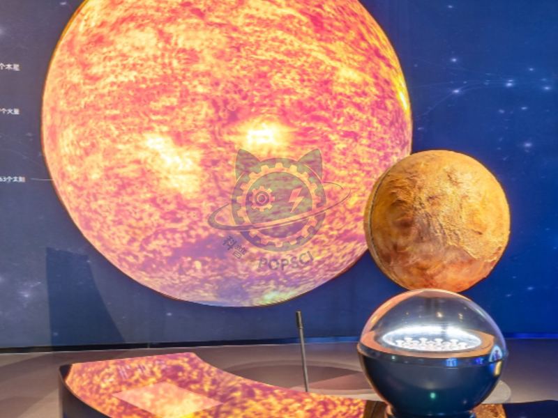 The activity image of the sun — Basic Science exhibit for science museums