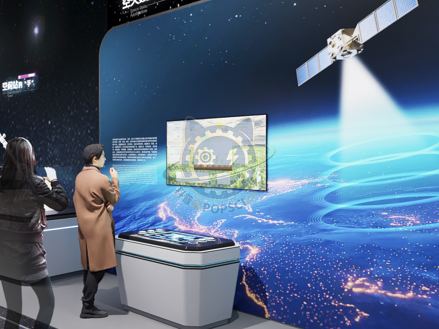 Aerospace data application — Aerospace & Astronomy exhibit for science museums