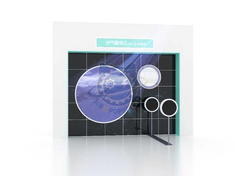 Air is visible — Basic Science exhibit for science museums
