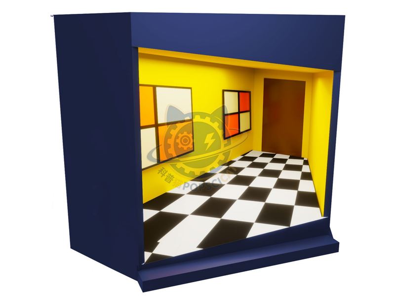 Ames Room — Basic Science exhibit for science museums