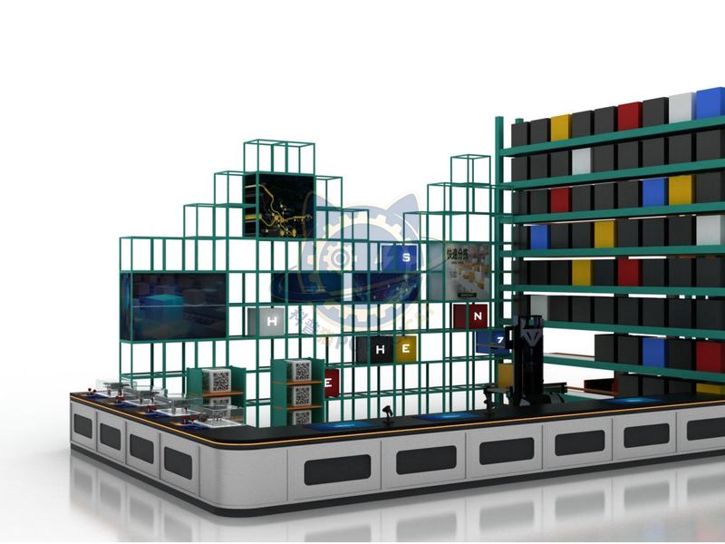 Automated Guided Vehicle (AGV) — Frontier Technology exhibit for science museums