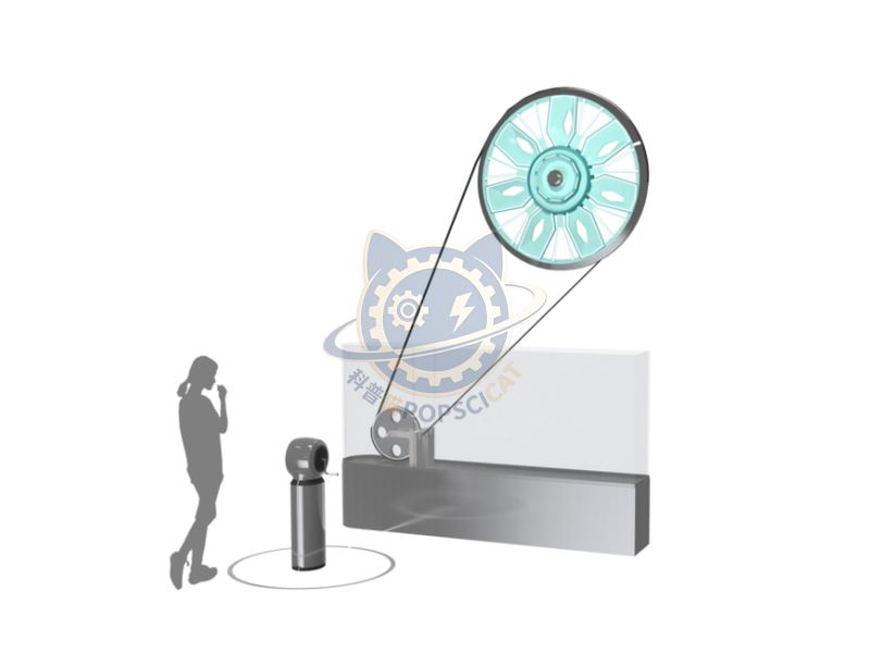 Automatic engine — Frontier Technology exhibit for science museums