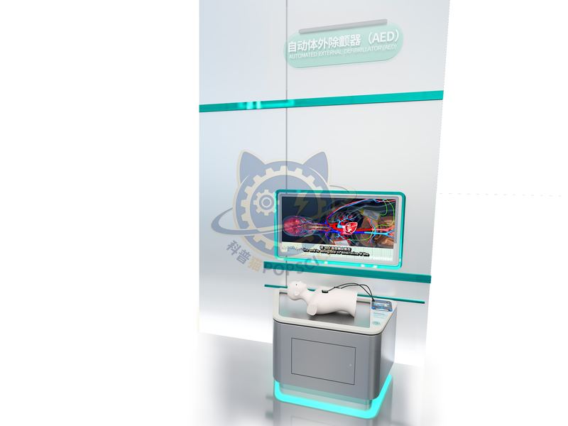 Automatic External Defibrillator (AED) — Life Science & Health exhibit for science museums