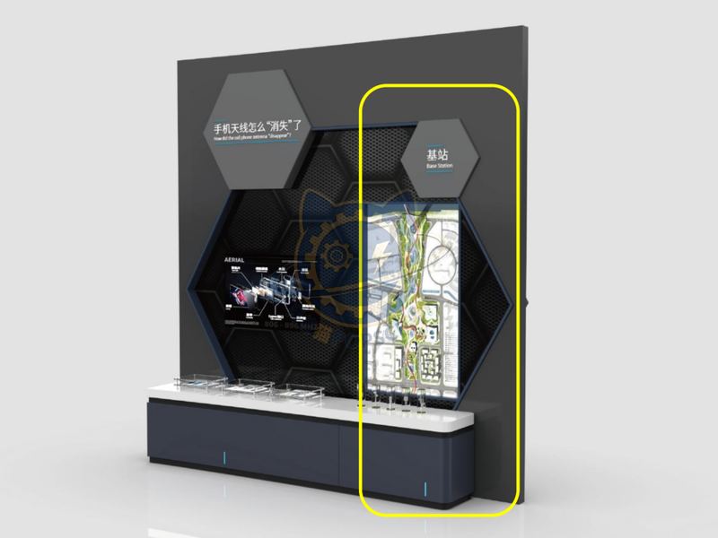 Base station — Frontier Technology exhibit for science museums