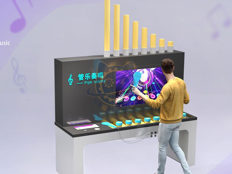 Beating and playing music — Basic Science exhibit for science museums