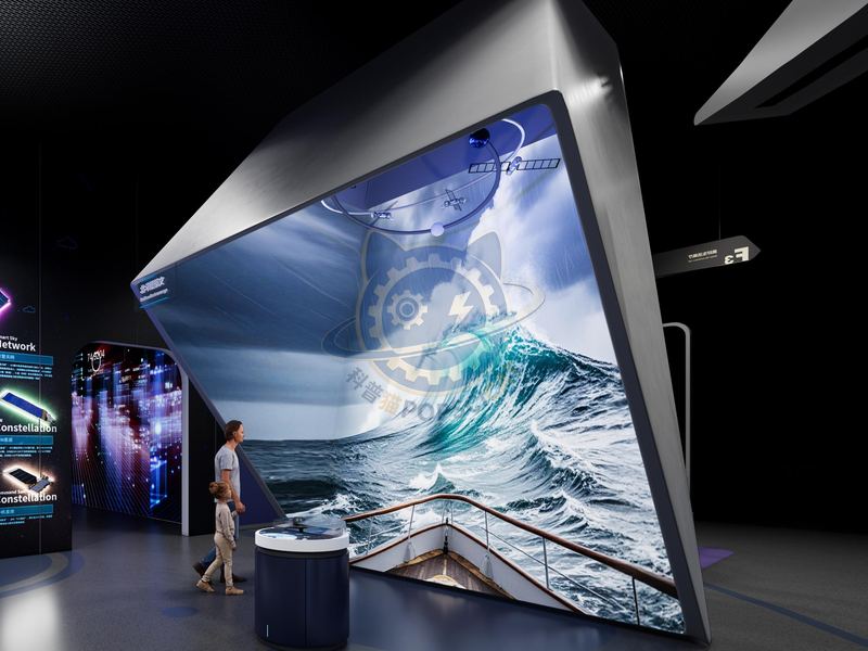 BeiDou Short Message Service — Frontier Technology exhibit for science museums