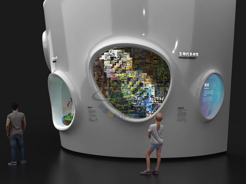 Biodiversity of organisms — Life Science & Health exhibit for science museums