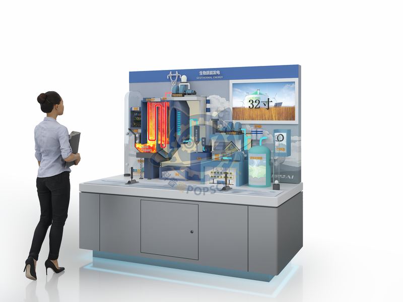 biomass power generation — Frontier Technology exhibit for science museums
