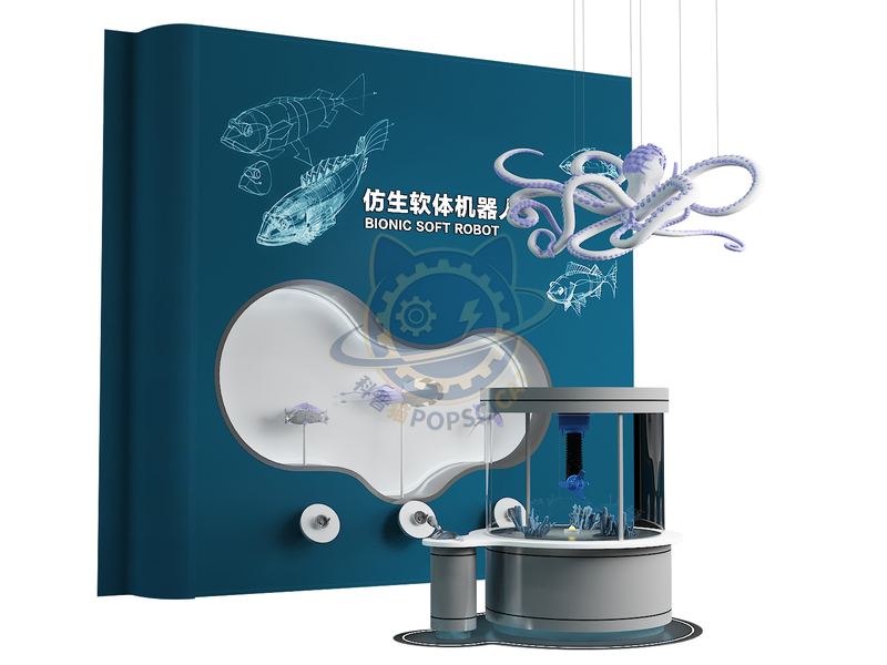 Biomimetic soft robot — Earth & Ecology exhibit for science museums