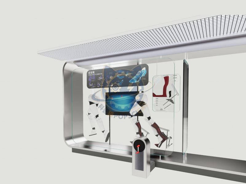 Bionic boots — Life Science & Health exhibit for science museums