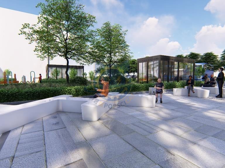 A breathing bench — Signature & Outdoor exhibit for science museums