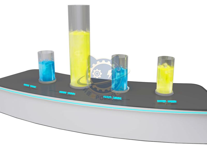 Bubble Race — Basic Science exhibit for science museums
