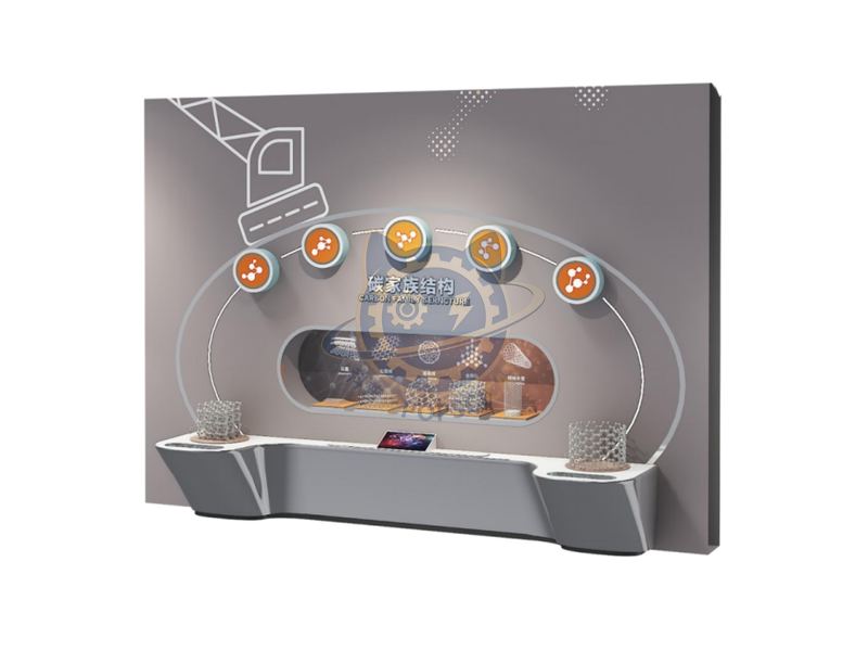 Carbon family — Frontier Technology exhibit for science museums