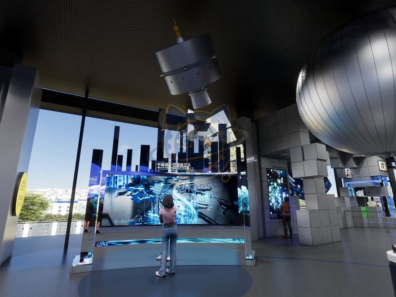 China's first communication satellite — Frontier Technology exhibit for science museums