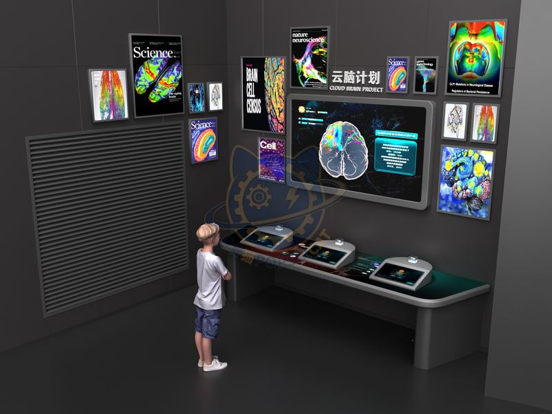Cloud Brain Project — Digital & AI exhibit for science museums