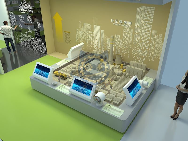 Community microgrid — Technology & Everyday Life exhibit for science museums