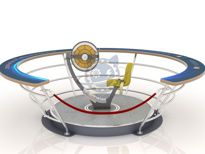 Conservation of angular momentum — Basic Science exhibit for science museums