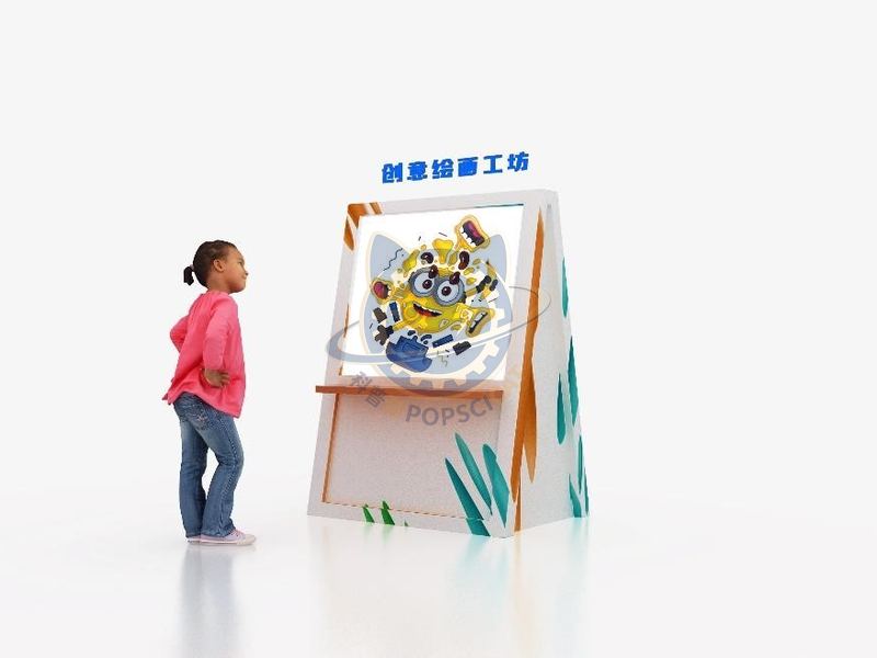 Creative Painting Workshop — Children's Discovery exhibit for science museums