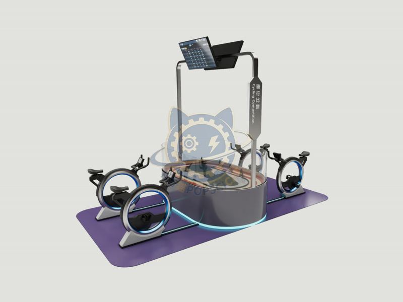 Cycling competition — Life Science & Health exhibit for science museums
