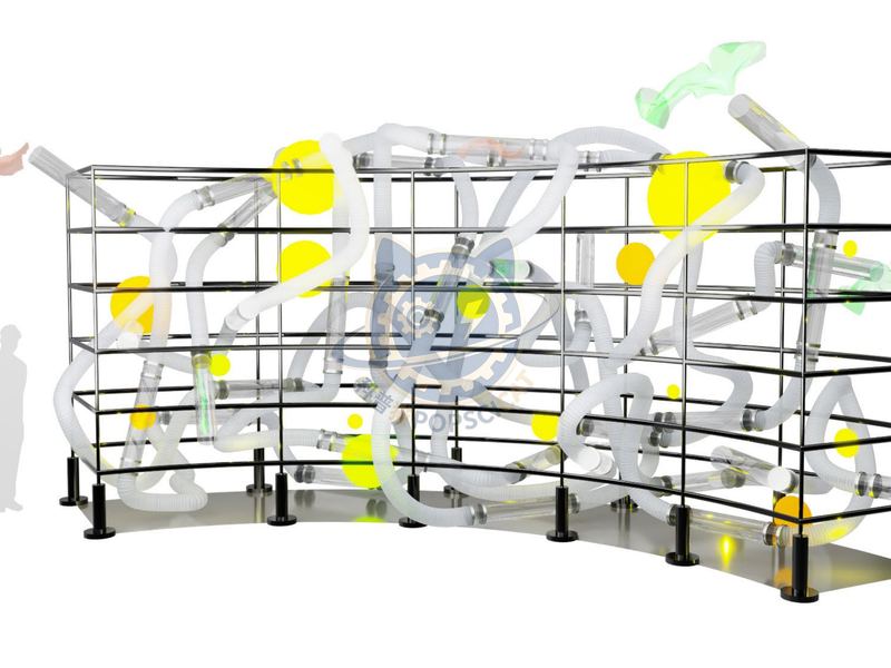 Dancing scarves — Basic Science exhibit for science museums