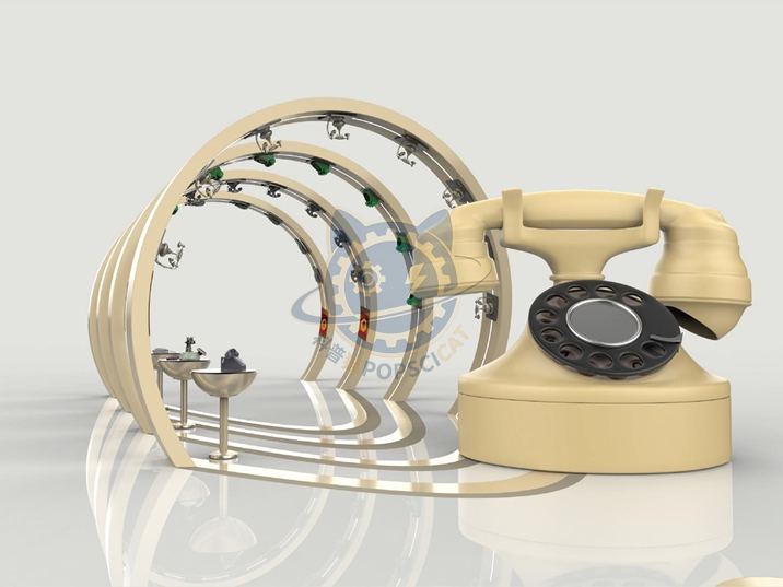 The Development of Telephone — Frontier Technology exhibit for science museums