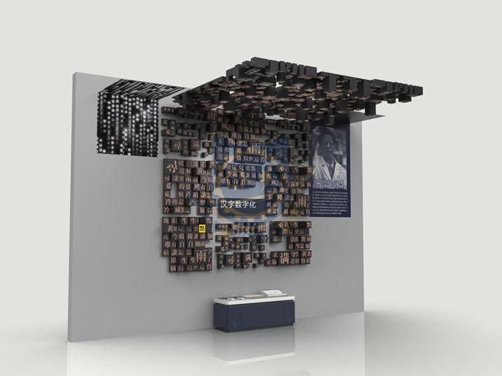Digitization of Chinese characters — Frontier Technology exhibit for science museums