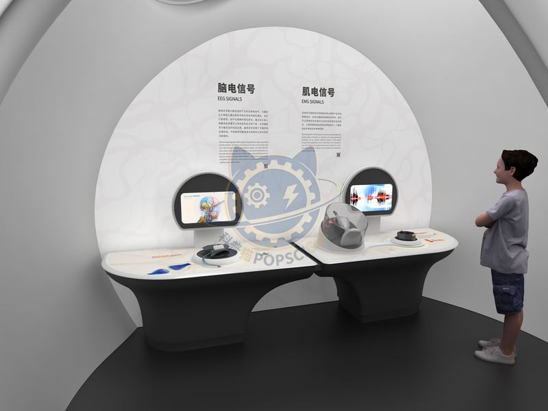 Electrical Signal Laboratory - EEG Signal — Digital & AI exhibit for science museums