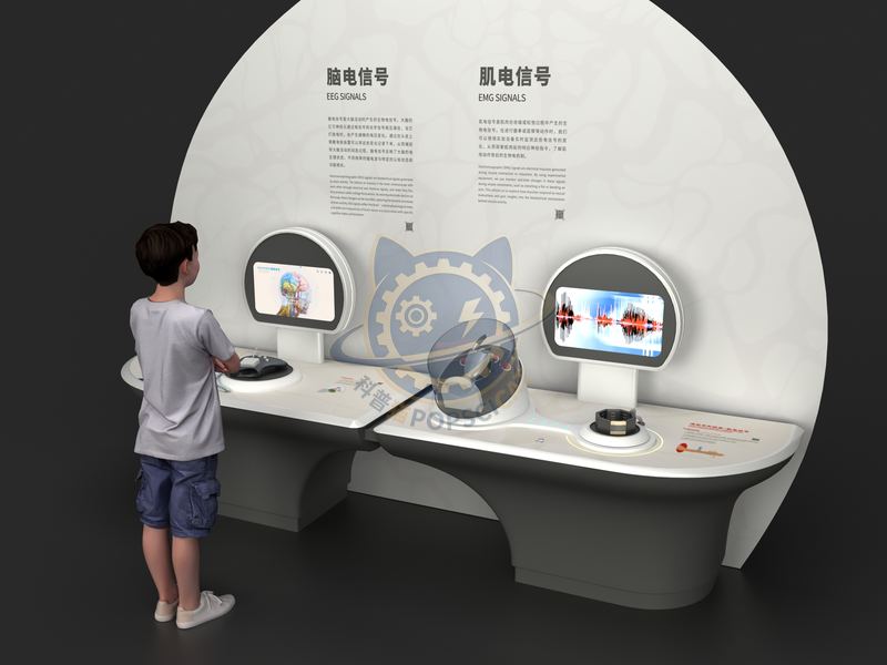 Electrical Signal Laboratory - EMG Signal — Digital & AI exhibit for science museums