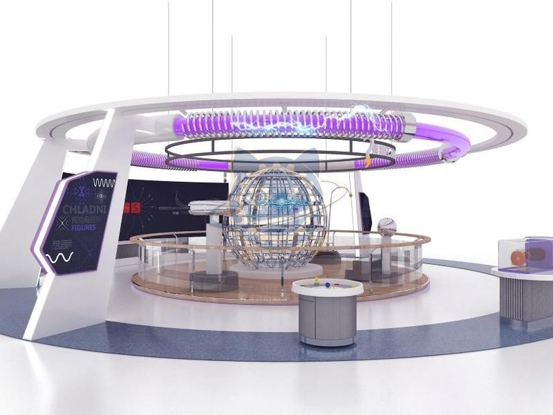 Electromagnetic Grand Stage — Basic Science exhibit for science museums