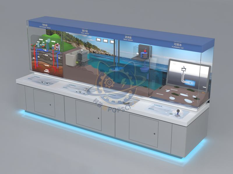 Emerging energy — Frontier Technology exhibit for science museums