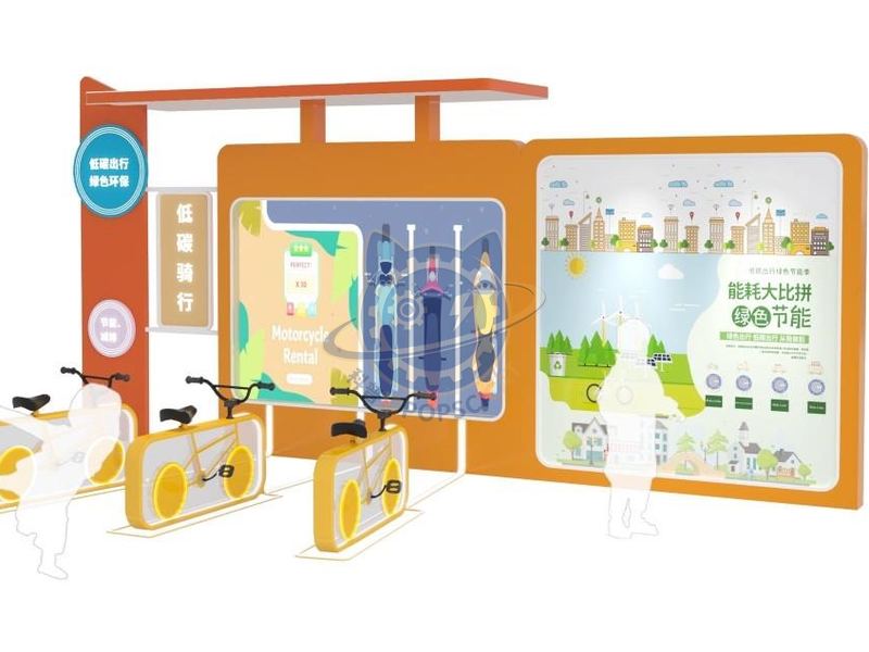 Energy consumption competition — City & Society exhibit for science museums