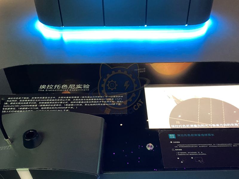 Eratosthenes measured the circumference of the Earth — Basic Science exhibit for science museums