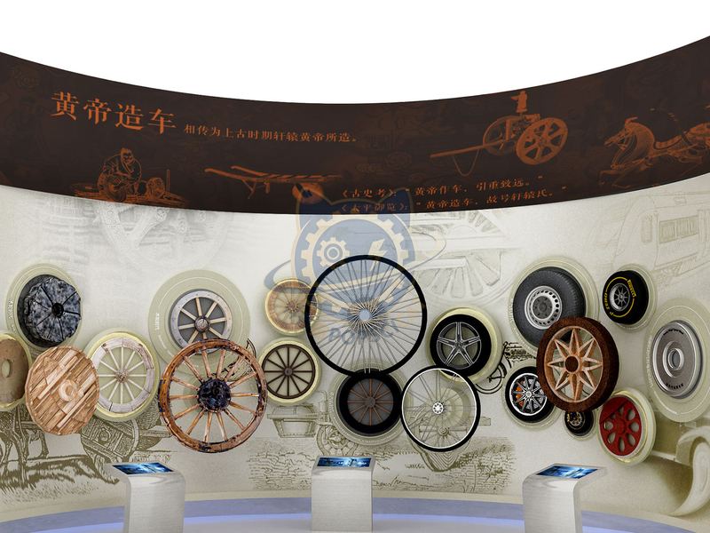 The Evolution of Wheels — City & Society exhibit for science museums