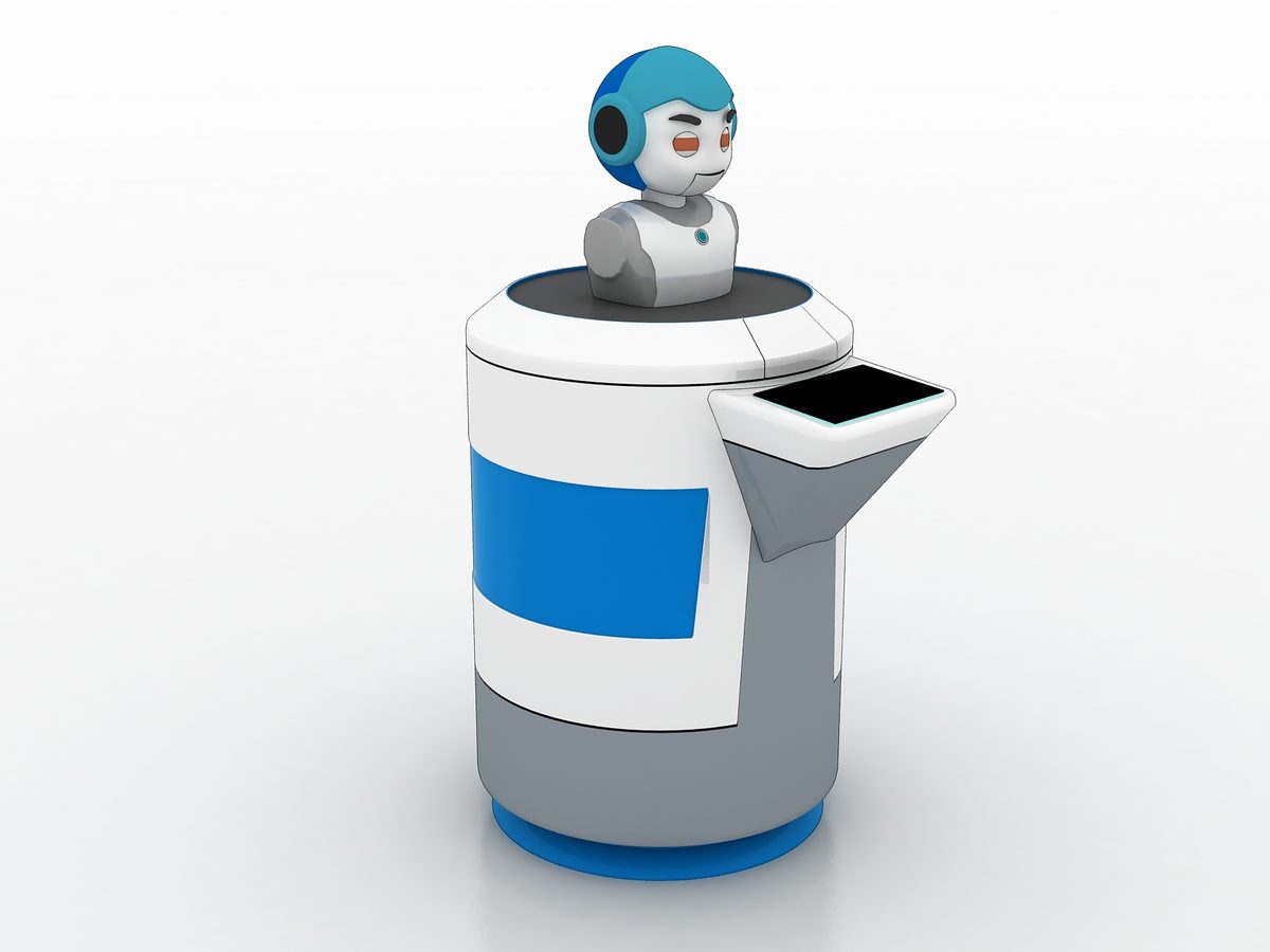 Facial Expression Robot — Digital & AI exhibit for science museums
