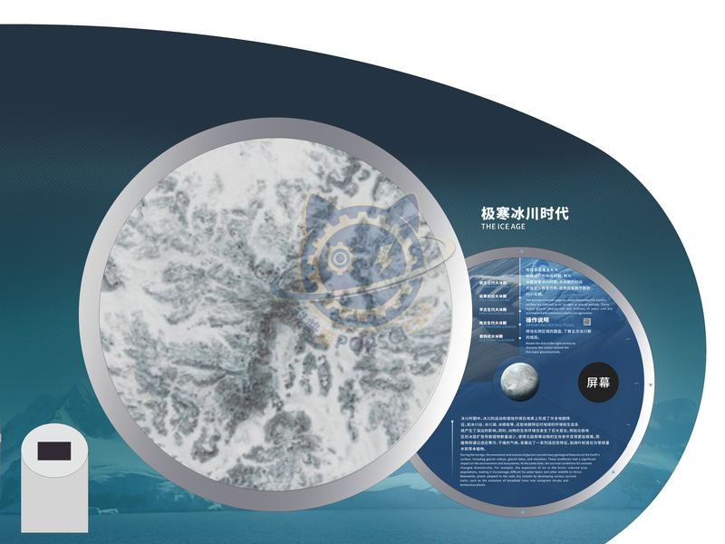 Extreme Cold Ice Age — Earth & Ecology exhibit for science museums