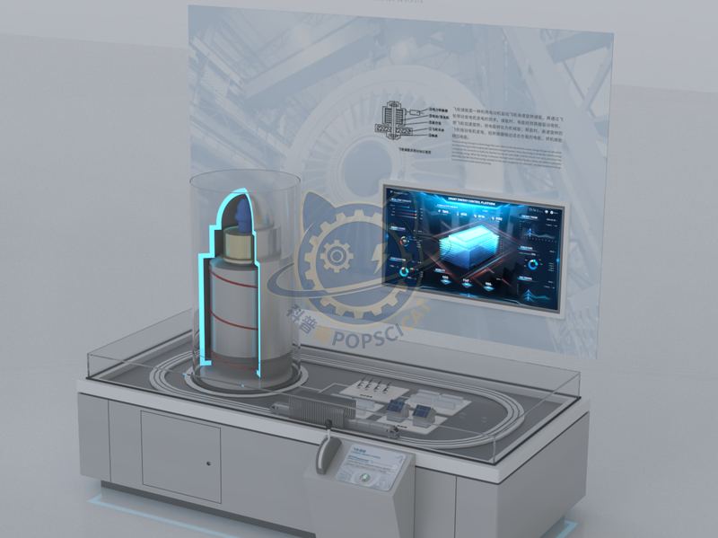 Flywheel energy storage — Frontier Technology exhibit for science museums
