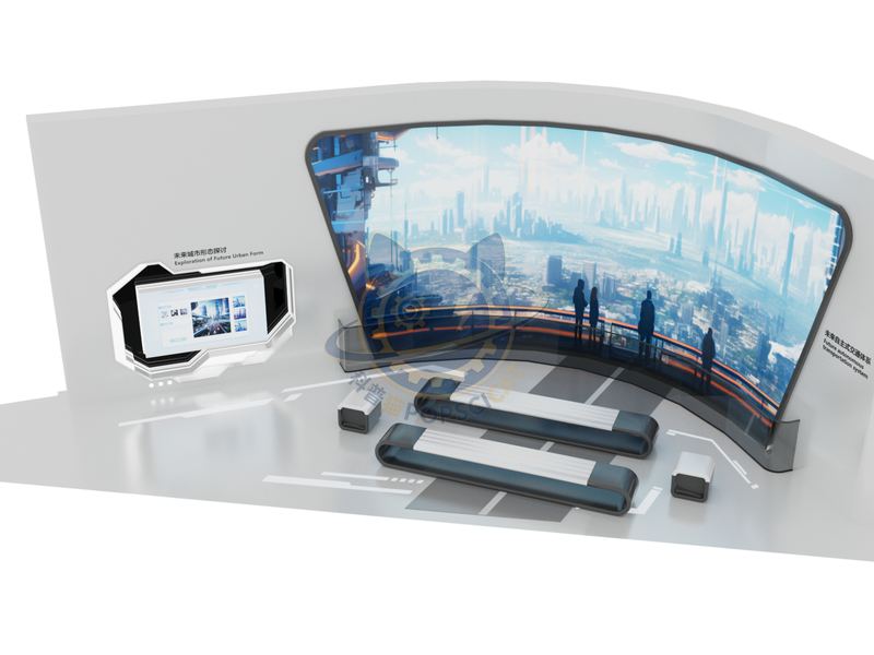 Future autonomous transportation system — City & Society exhibit for science museums
