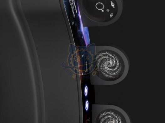 Galactic rotation curve — Aerospace & Astronomy exhibit for science museums