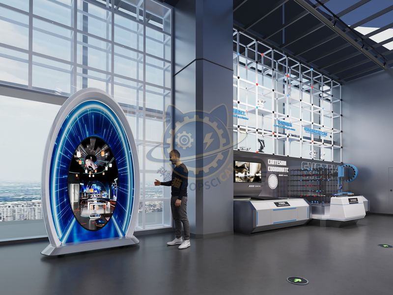 The Gate of Intelligent Connection — Frontier Technology exhibit for science museums